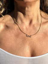 14K Gold-Plated Sterling Silver "Love" Necklace