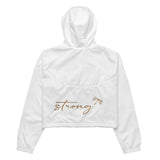 Be... Strong Windbreaker Cropped Jacket