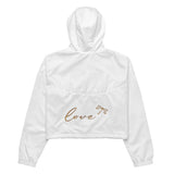 Be... Love Windbreaker Cropped Jacket