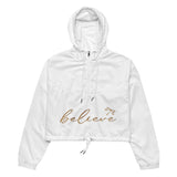 Believe Windbreaker Cropped Jacket