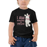 I am Unique and Beautiful Girls Toddler Tee