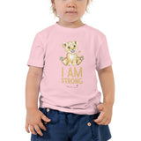 I am Strong Girls Toddler Tee