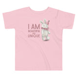 I am Unique and Beautiful Girls Toddler Tee