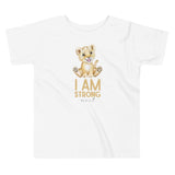 I am Strong Girls Toddler Tee