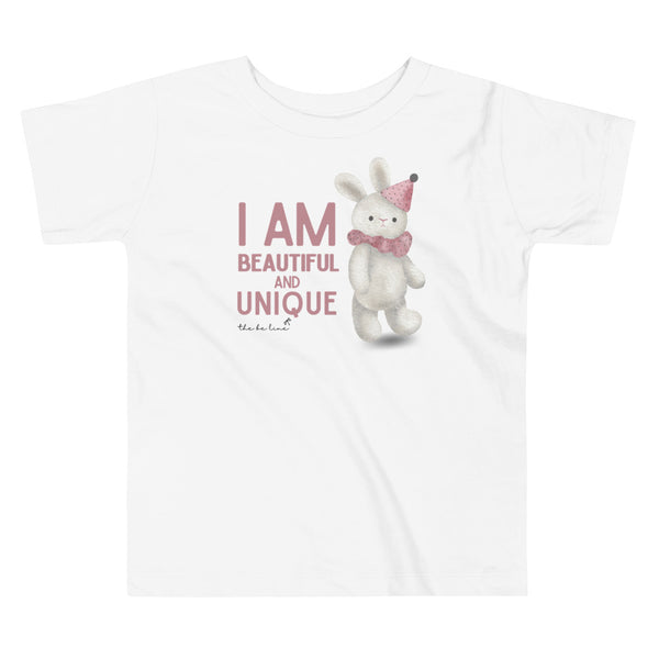 I am Unique and Beautiful Girls Toddler Tee