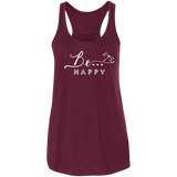 Be... Happy Racerback Tank