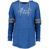 Be... Strong Ladies Hooded Pullover