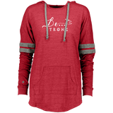 Be... Strong Ladies Hooded Pullover
