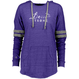 Be... Strong Ladies Hooded Pullover