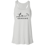 Be... Genuine Racerback Tank