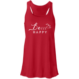 Be... Happy Racerback Tank