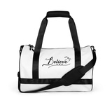 BELIEVE All-over print gym bag