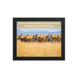 When We Are Inspired Africa Print - The Be Line Products