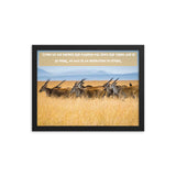 When We Are Inspired Africa Print - The Be Line Products