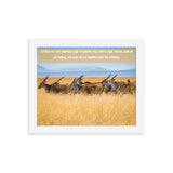 When We Are Inspired Africa Print - The Be Line Products