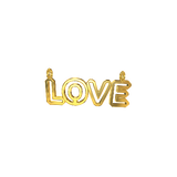 14K Gold-Plated Sterling Silver "Love" Necklace