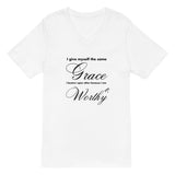I Give Myself The Same Grace Women's V-Neck Shirt