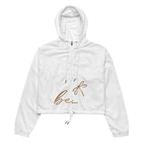 Be... Inspired Windbreaker Cropped Jacket