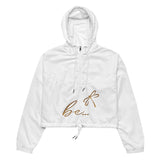 Be... Happy Windbreaker Cropped Jacket
