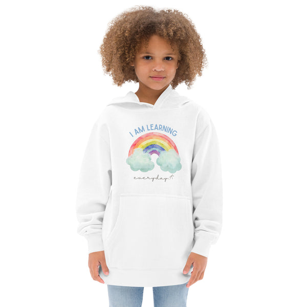 I am Learning Everyday Kids Hoodies
