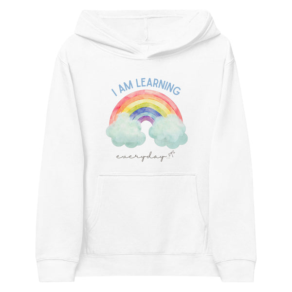 I am Learning Everyday Kids Hoodies