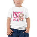 I am Unique, I am Love, I am Perfect Girls Toddler Tee