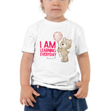 I am Learning Everyday Girls Toddler Tee