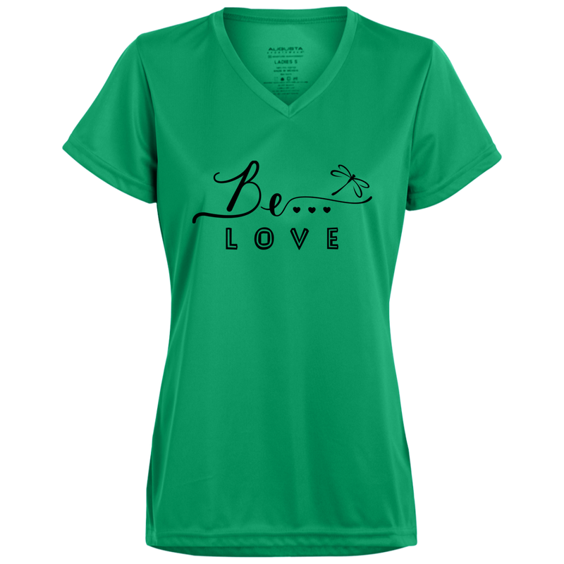 Be... Love Ladies V-Neck Tee
