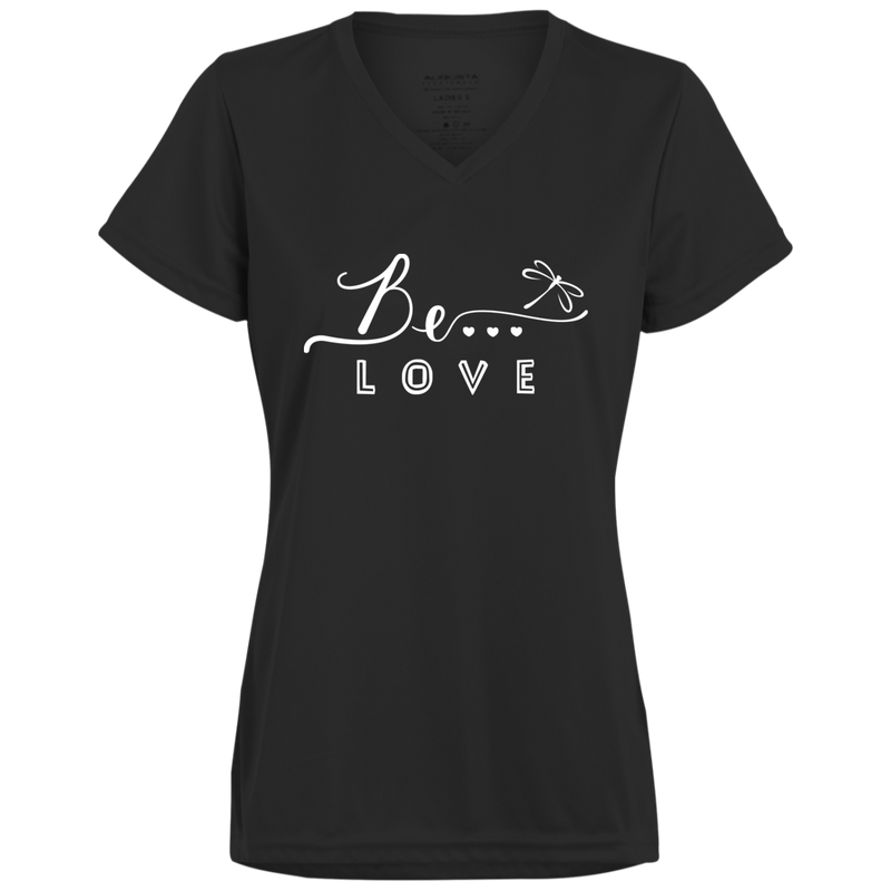 Be... Love Ladies V-Neck Tee
