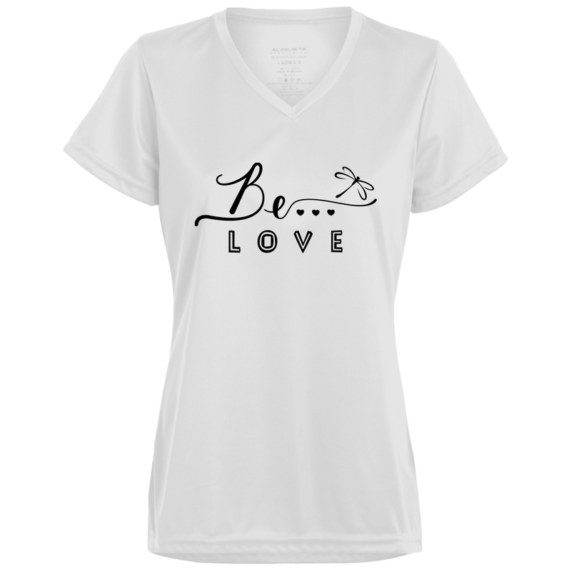 Be... Love Ladies V-Neck Tee