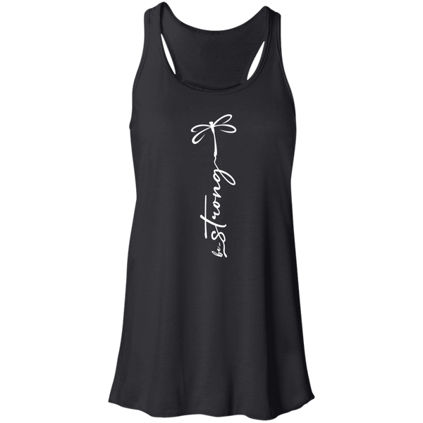 Be.. Strong Fly Black Racerback Top