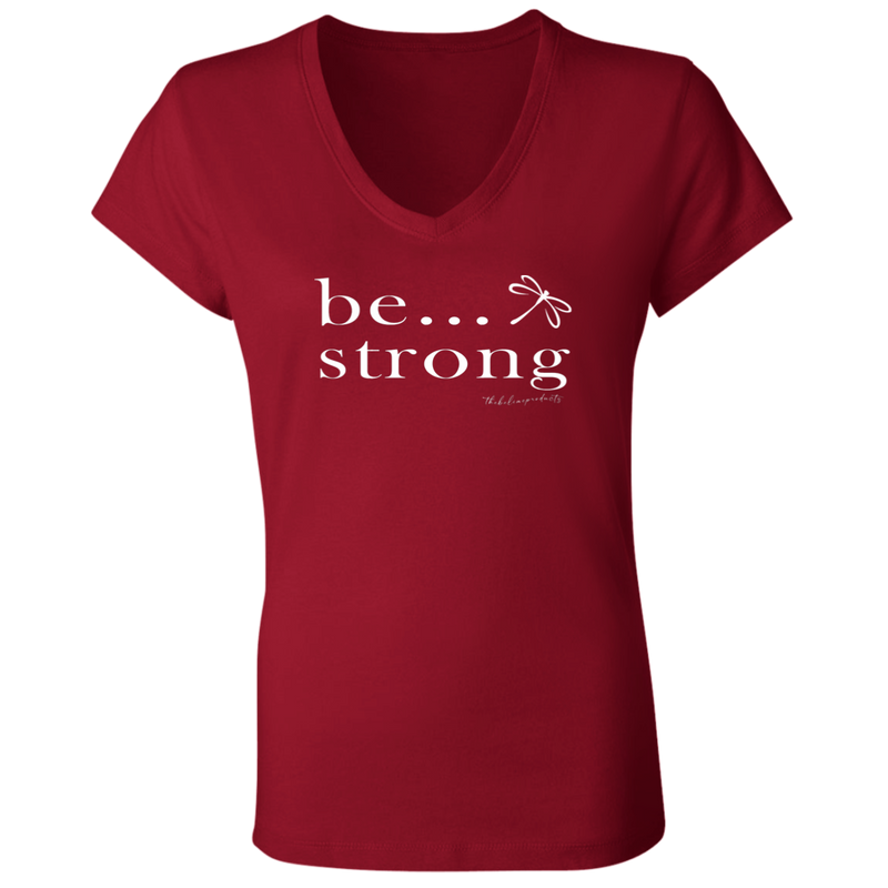 TBL Be Strong Jersey V-Neck T-Shirt