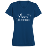 Be... Genuine Ladies V-Neck Tee