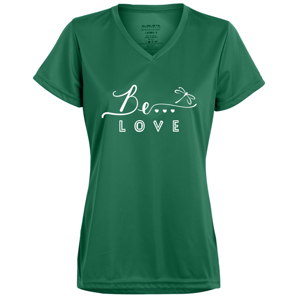 Be... Love Ladies V-Neck Tee