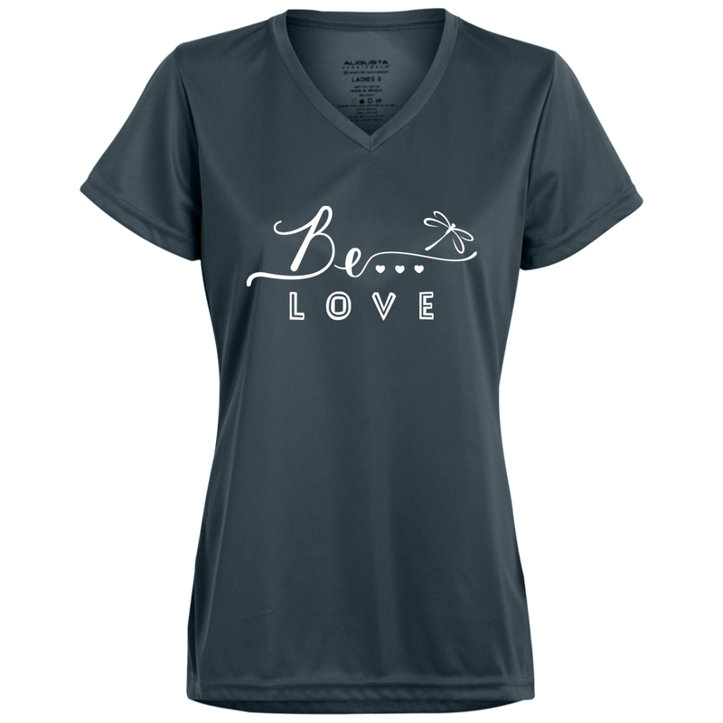 Be... Love Ladies V-Neck Tee