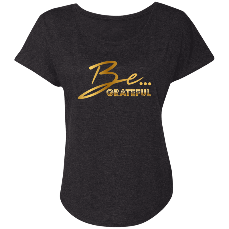 Gold Be Grateful Dolman Sleeve
