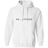 be-strong-pullover-mens-hoodie-white