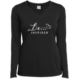 Be... Inspired Ladies Long Sleeve V-Neck Tee