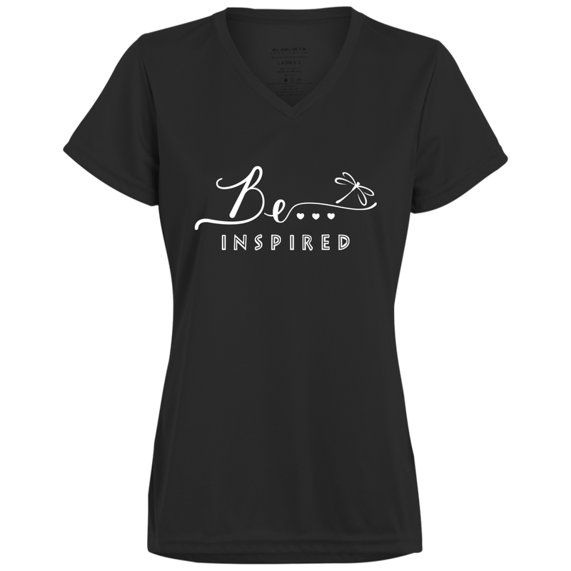 Be... Inspired Ladies V-Neck Tee