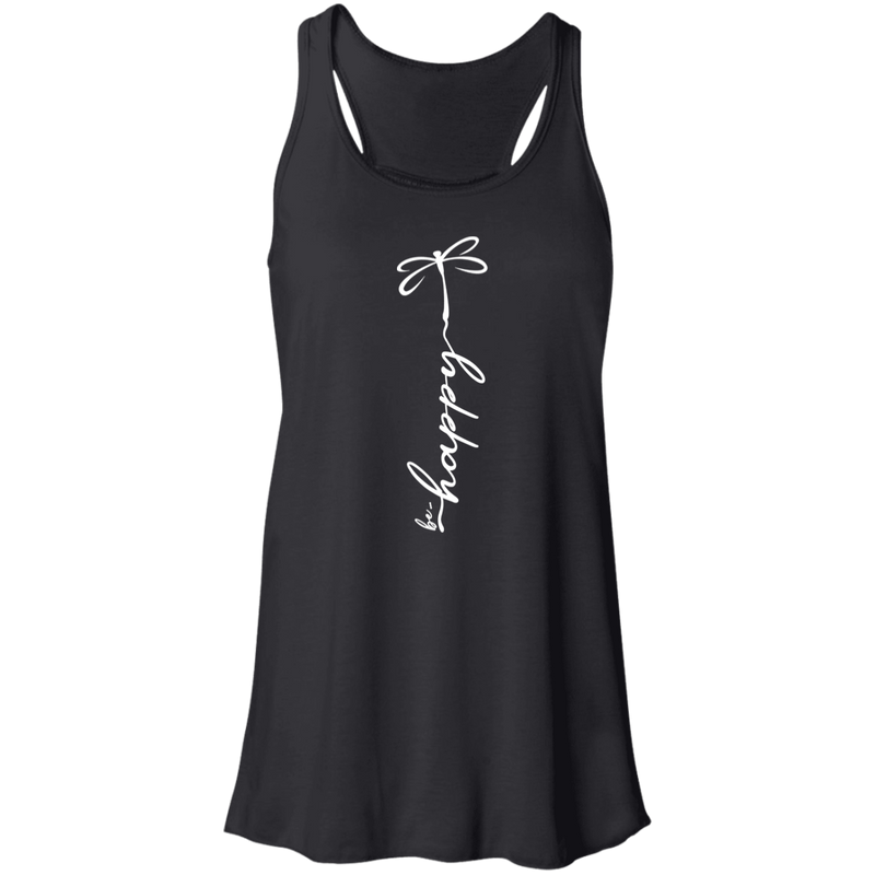 Be.. Happy Fly Black Racerback Top