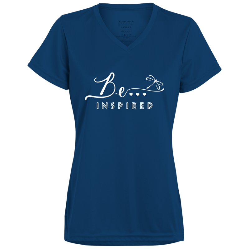 Be... Inspired Ladies V-Neck Tee