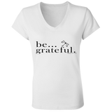 TBL Be Grateful Jersey V-Neck T-Shirt