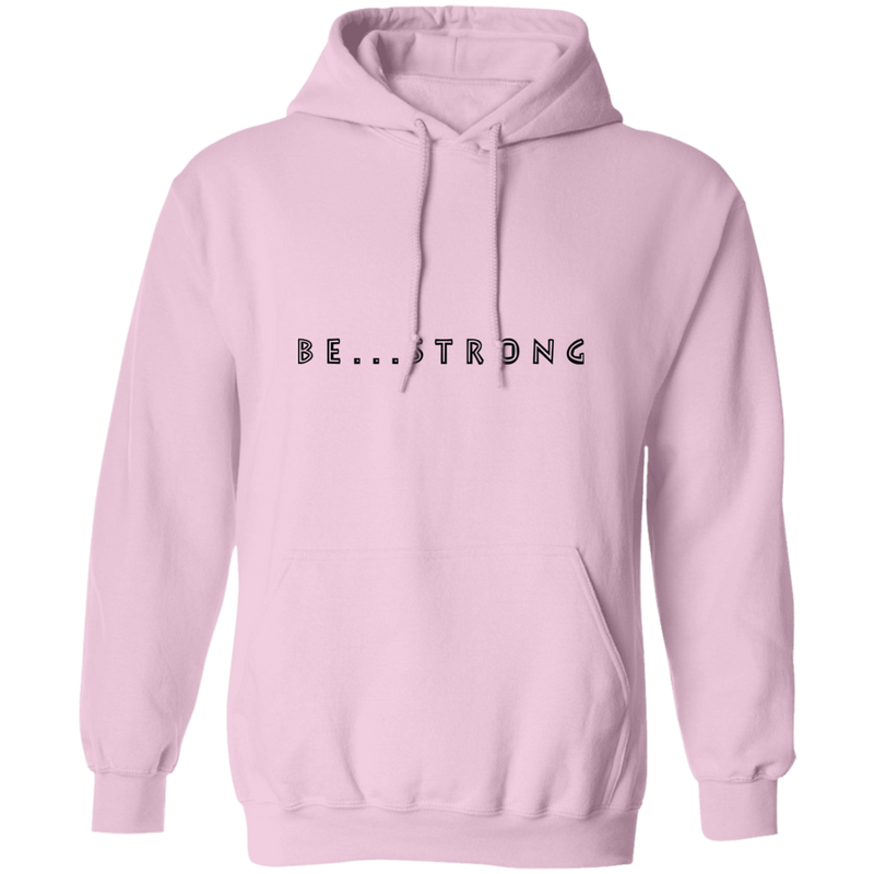 be-strong-pullover-mens-hoodie-pink