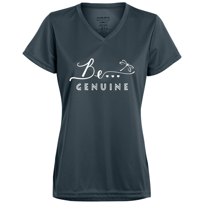 Be... Genuine Ladies V-Neck Tee
