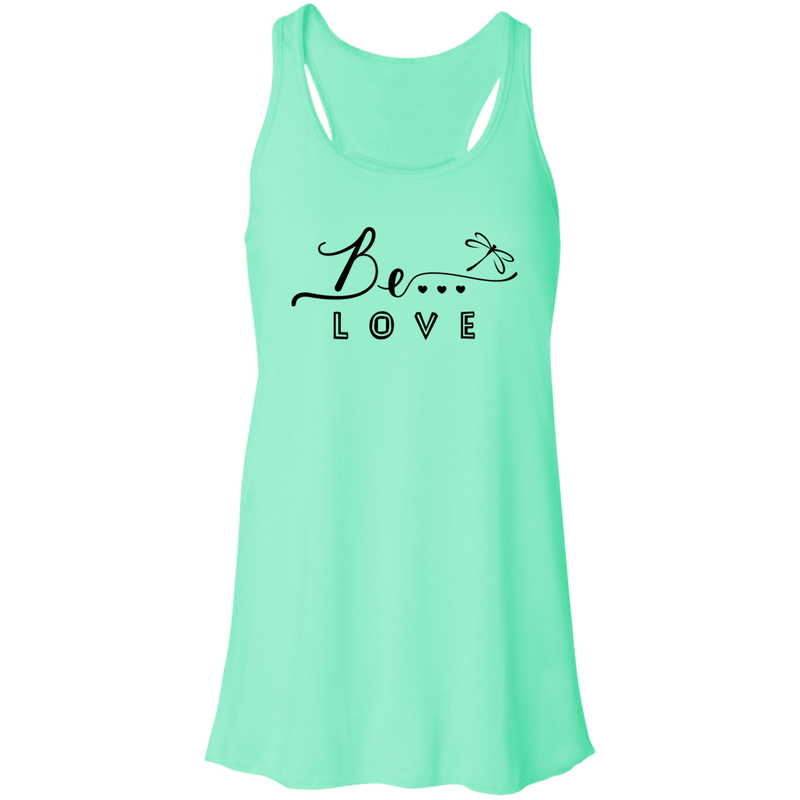 Be... Love Racerback Tank