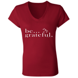 TBL Be Grateful Jersey V-Neck T-Shirt