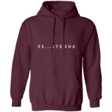 be-strong-pullover-mens-hoodie-burgundy