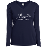 Be... Inspired Ladies Long Sleeve V-Neck Tee