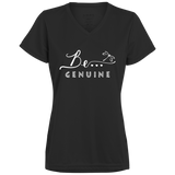 Be... Genuine Ladies V-Neck Tee