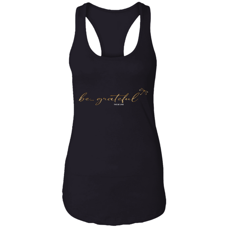 Be... Grateful Black Tank Top